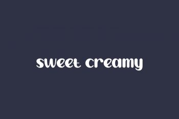 Sweet Creamy Free Font