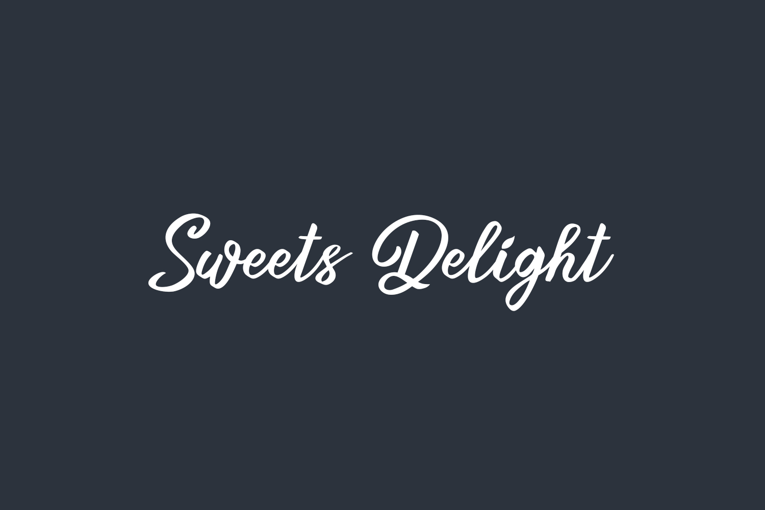 Sweets Delight Free Font