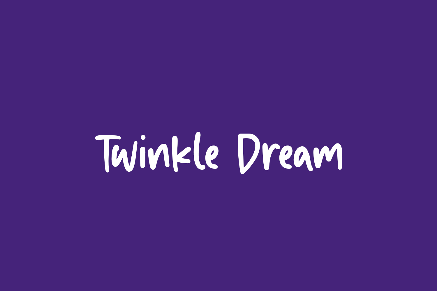 Twinkle Dream Free Font
