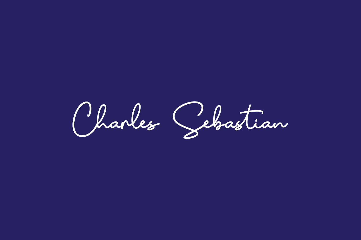 Charles Sebastian Free Font