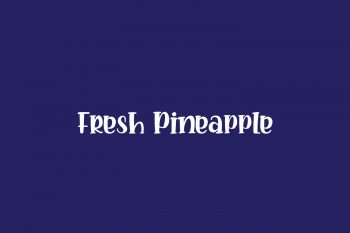 Fresh Pineapple Free Font