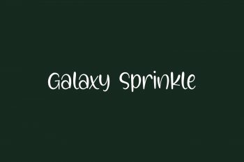Galaxy Sprinkle Free Font