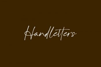 Handletters Free Font