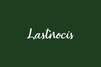 Lastnocis Free Font