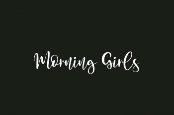 Morning Girls Free Font