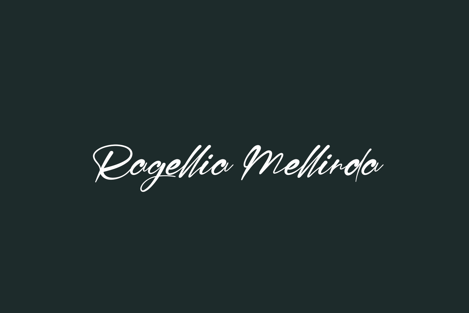 Ragellia Mellinda Free Font