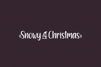Snowy Christmas Free Font