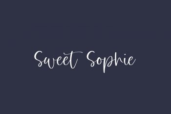 Sweet Sophie Free Font
