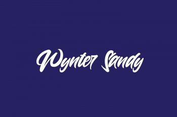 Wynter Sandy Free Font