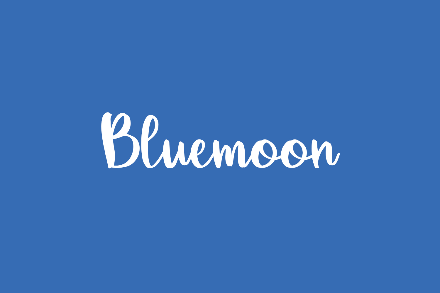 Bluemoon Free Font