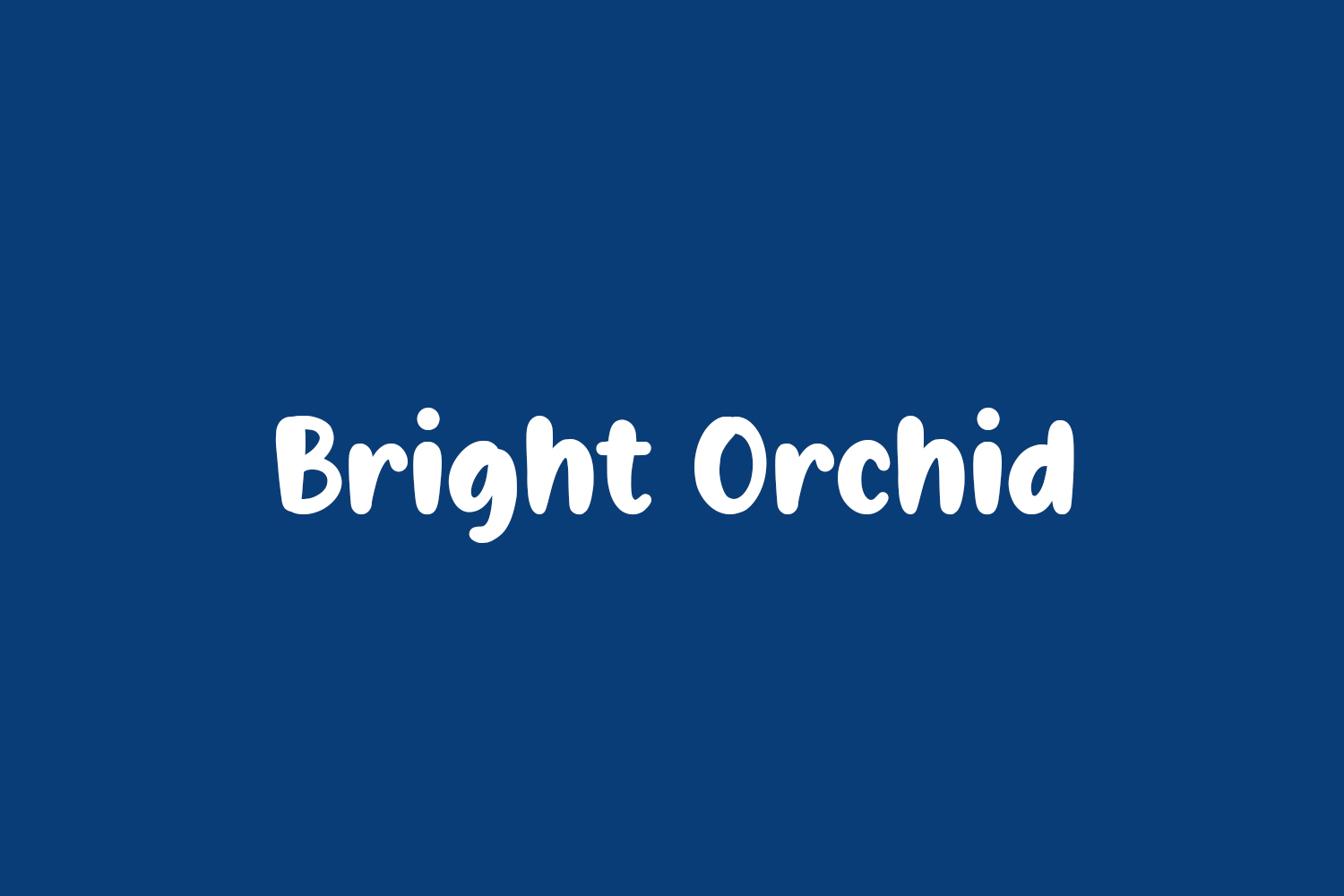 Bright Orchid Free Font