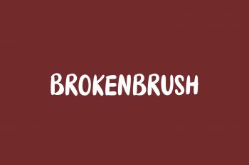 Brokenbrush Free Font