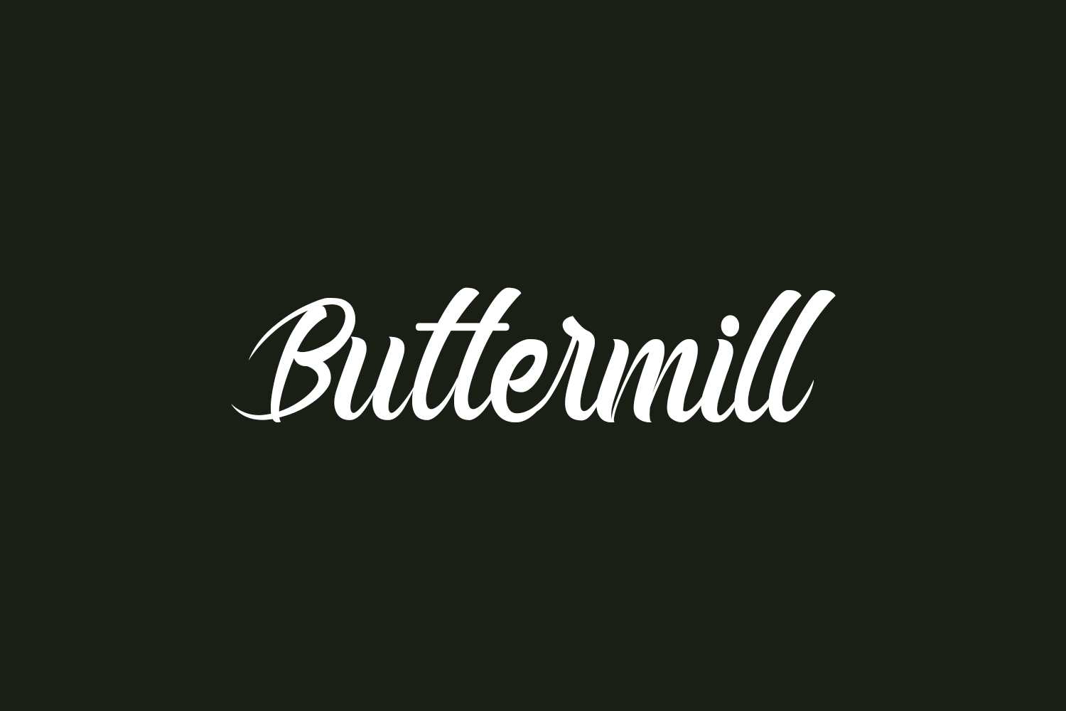 Buttermill Free Font