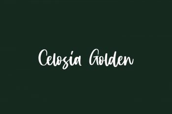 Celosia Golden Free Font