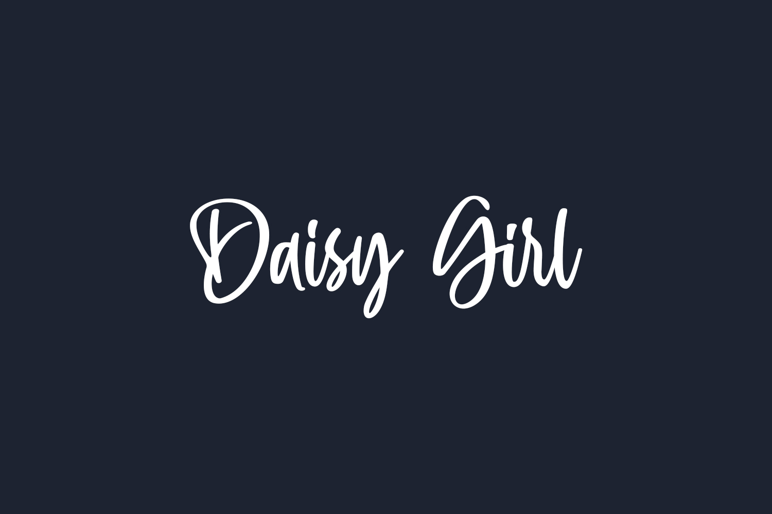 Daisy Girl Free Font