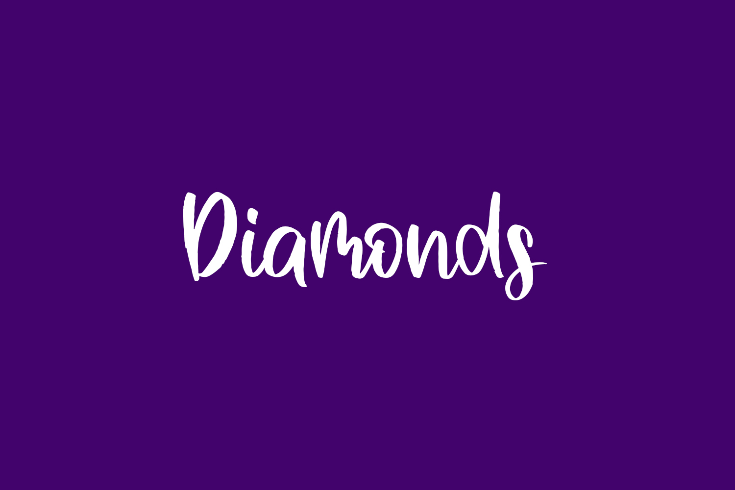 Diamonds Free Font