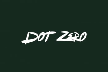 Dot Zero Free Font