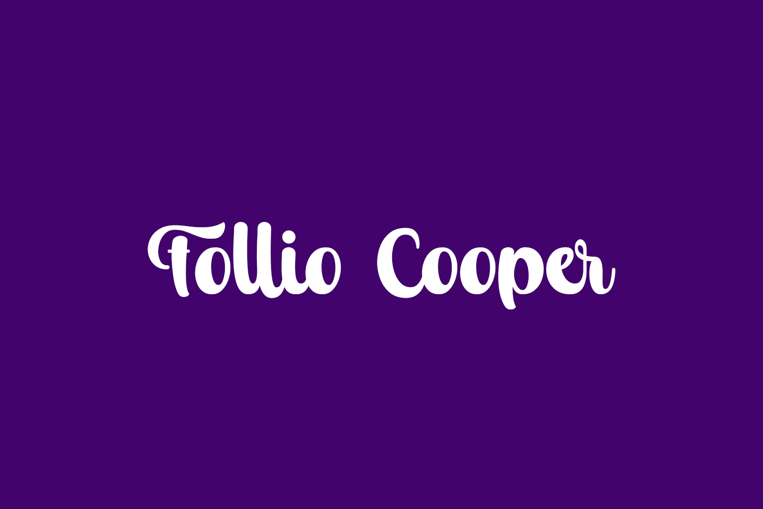 Follio Cooper Free Font