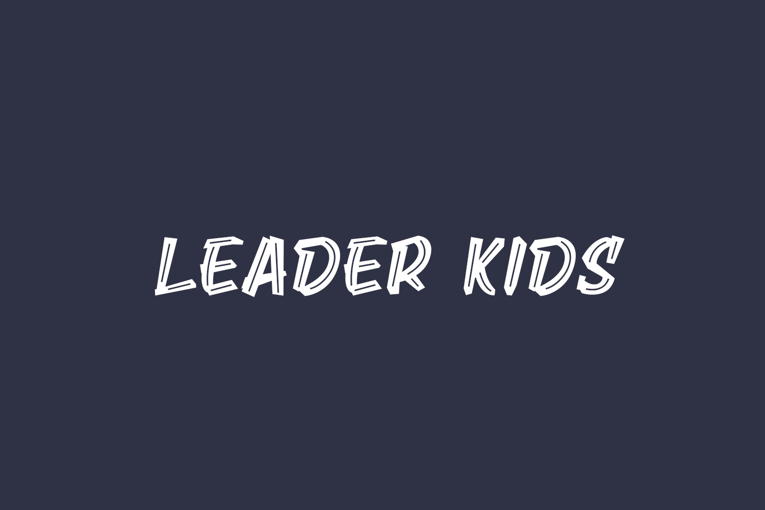 Leader Kids Free Font