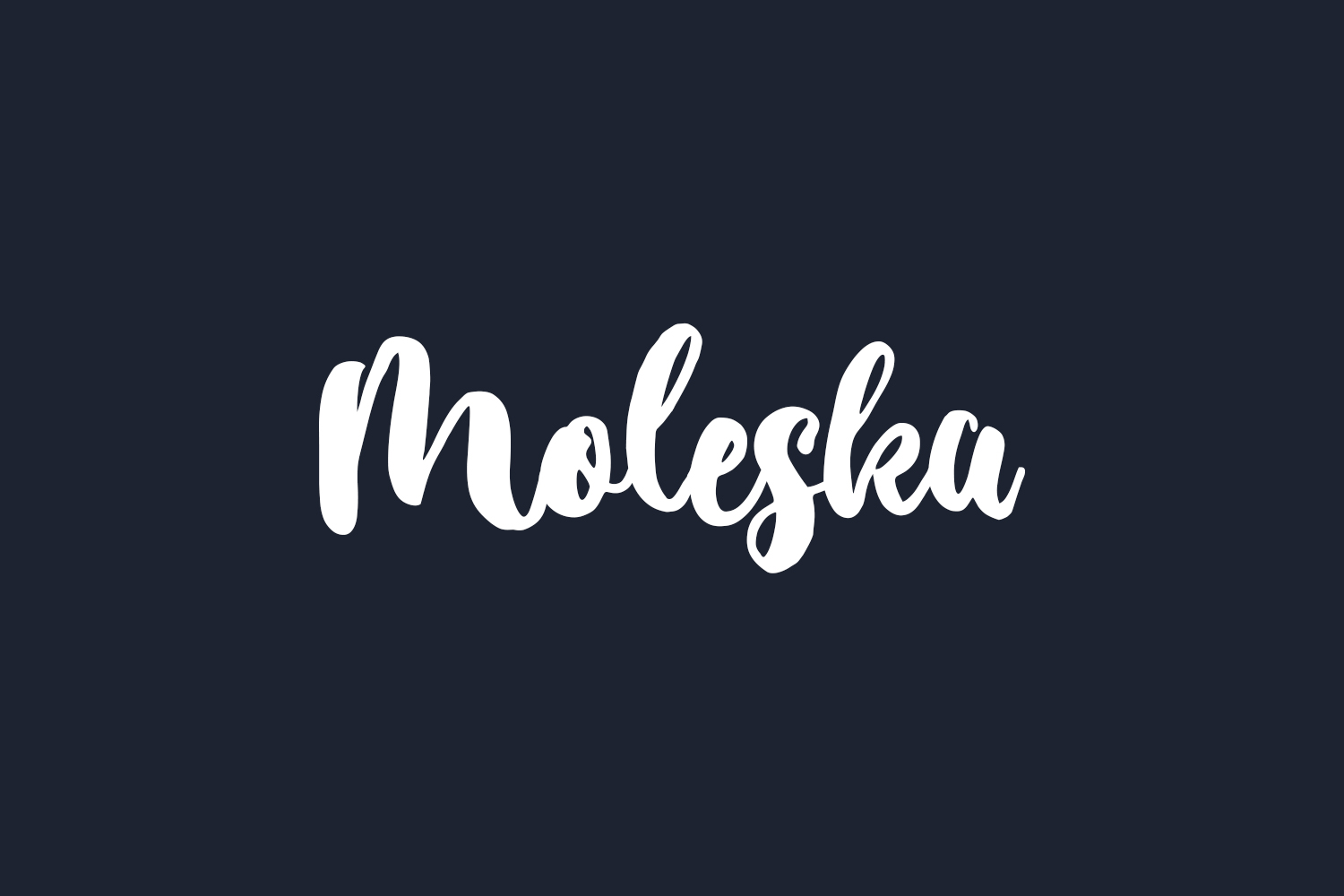 Moleska Free Font
