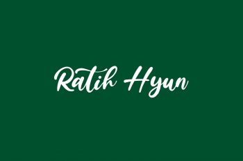 Ratih Hyun Free Font