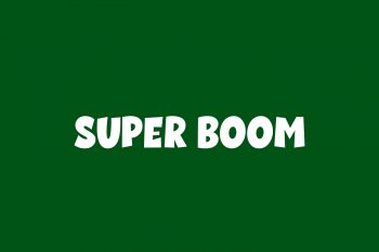 Super Boom Free Font