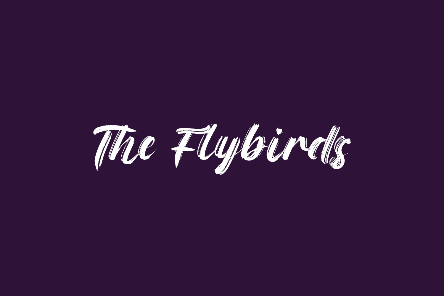 The Flybirds Free Font
