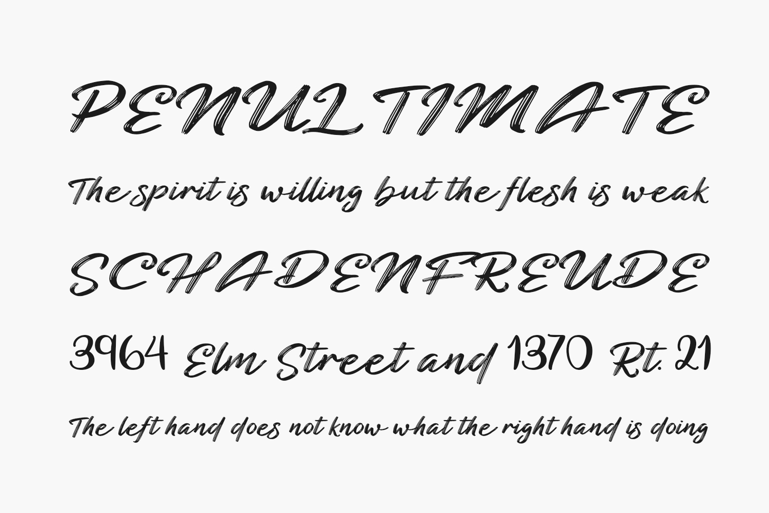 Blackened Free Font