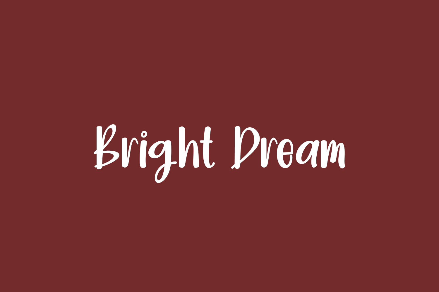 Bright Dream Free Font