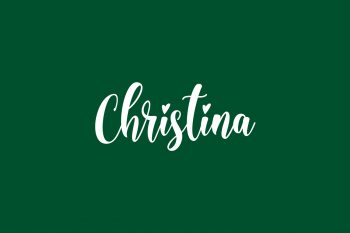 Christina Free Font