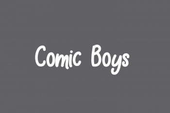 Comic Boys Free Font