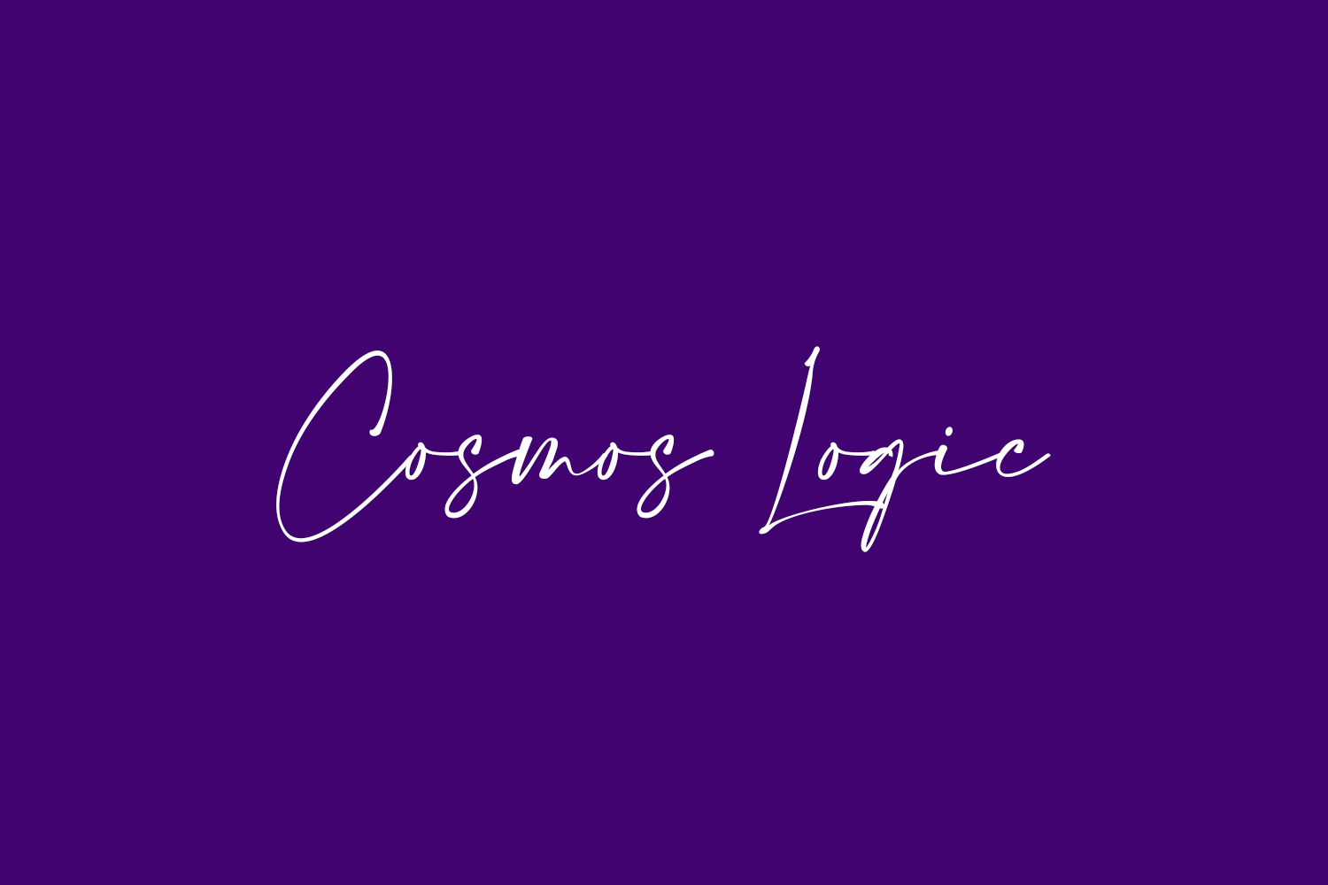 Cosmos Logic Free Font