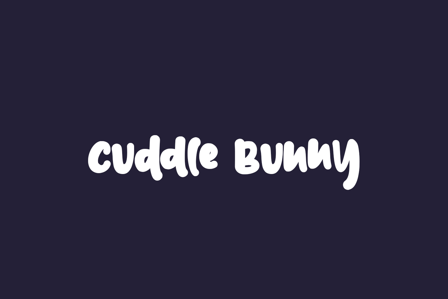 Cuddle Bunny Free Font