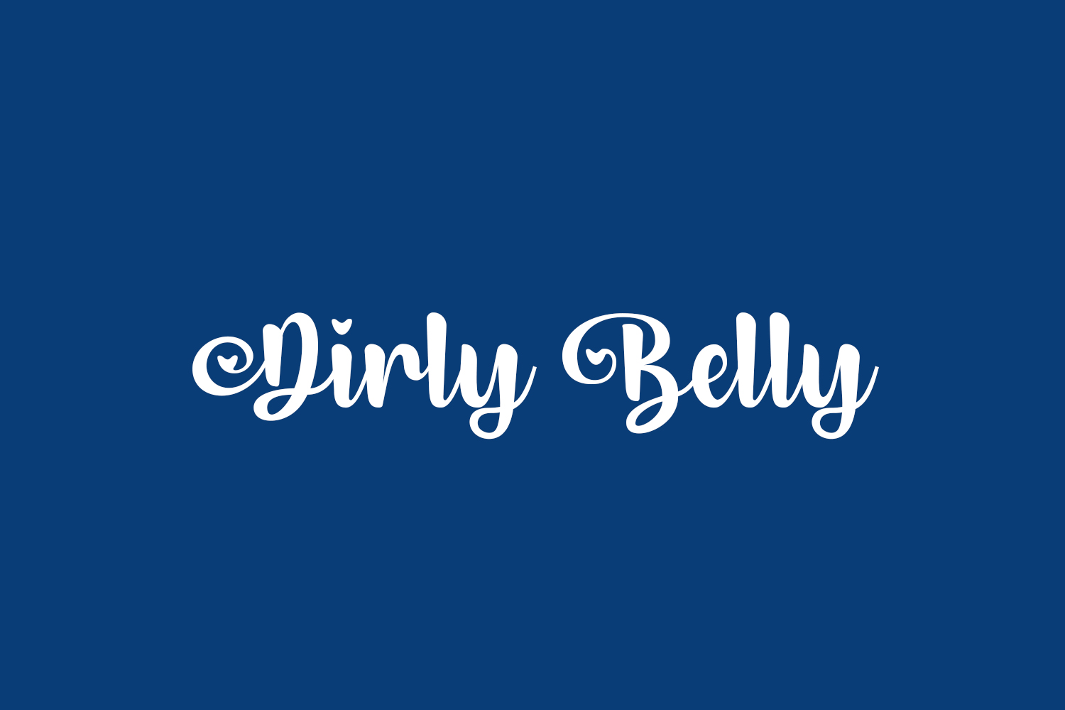 Dirly Belly Free Font
