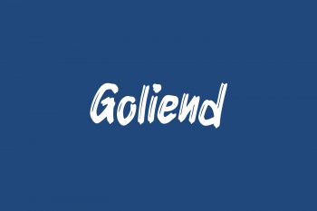 Goliend Free Font