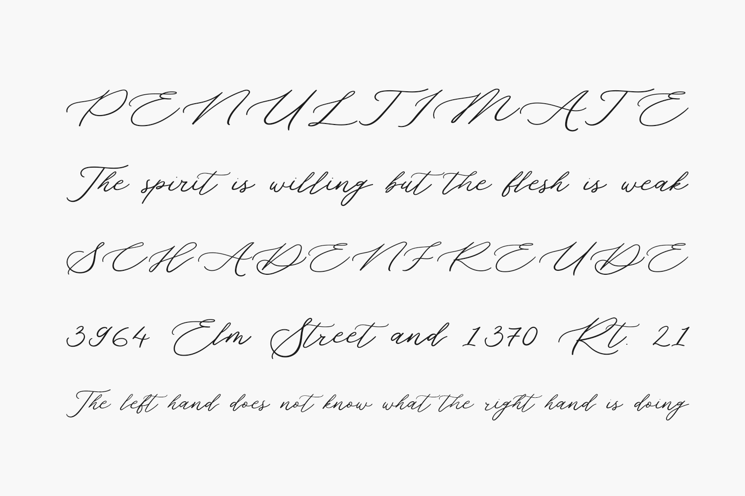 Grand Amoura Free Font