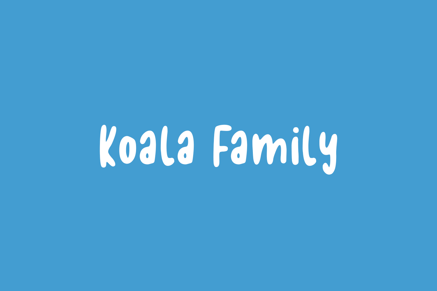 Koala Family Free Font