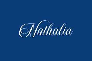 Nathalia Free Font