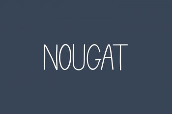 Nougat Free Font