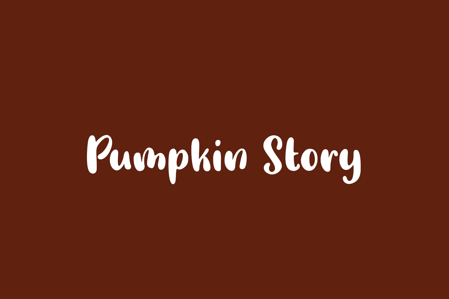 Pumpkin Story Free Font