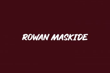 Rowan Maskide Free Font