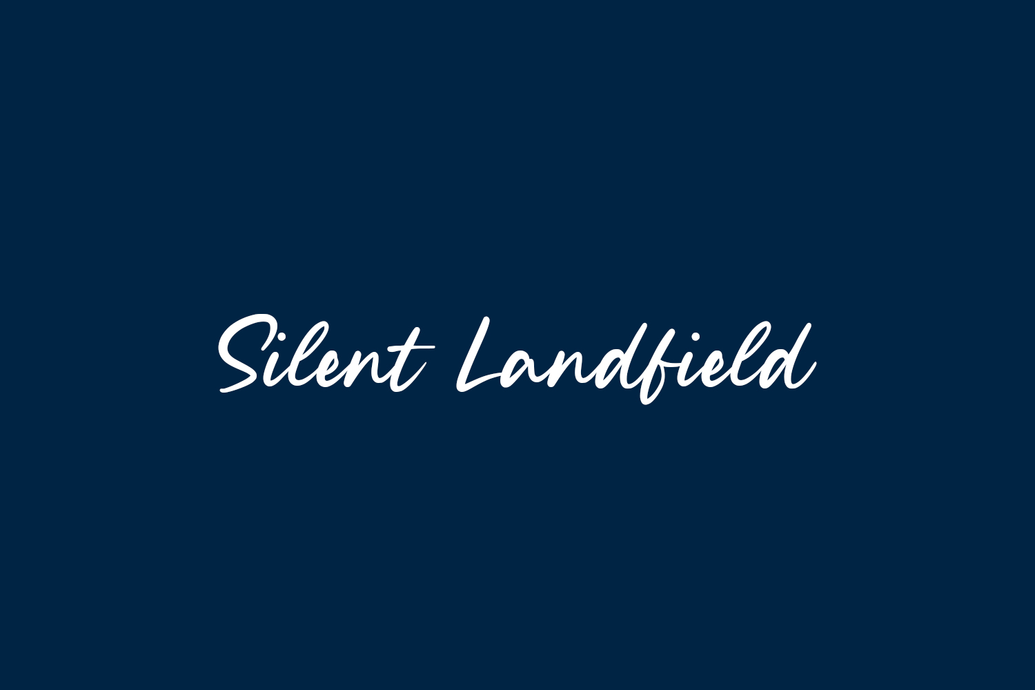 Silent Landfield Free Font