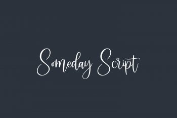 Someday Script Free Font