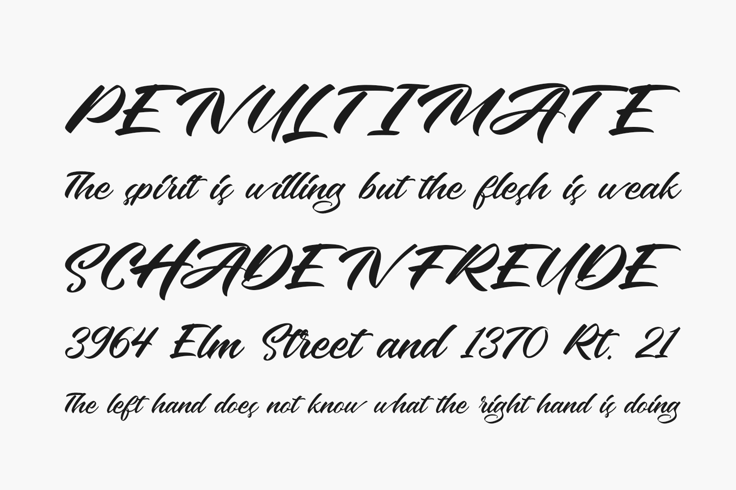 The Speciment Free Font