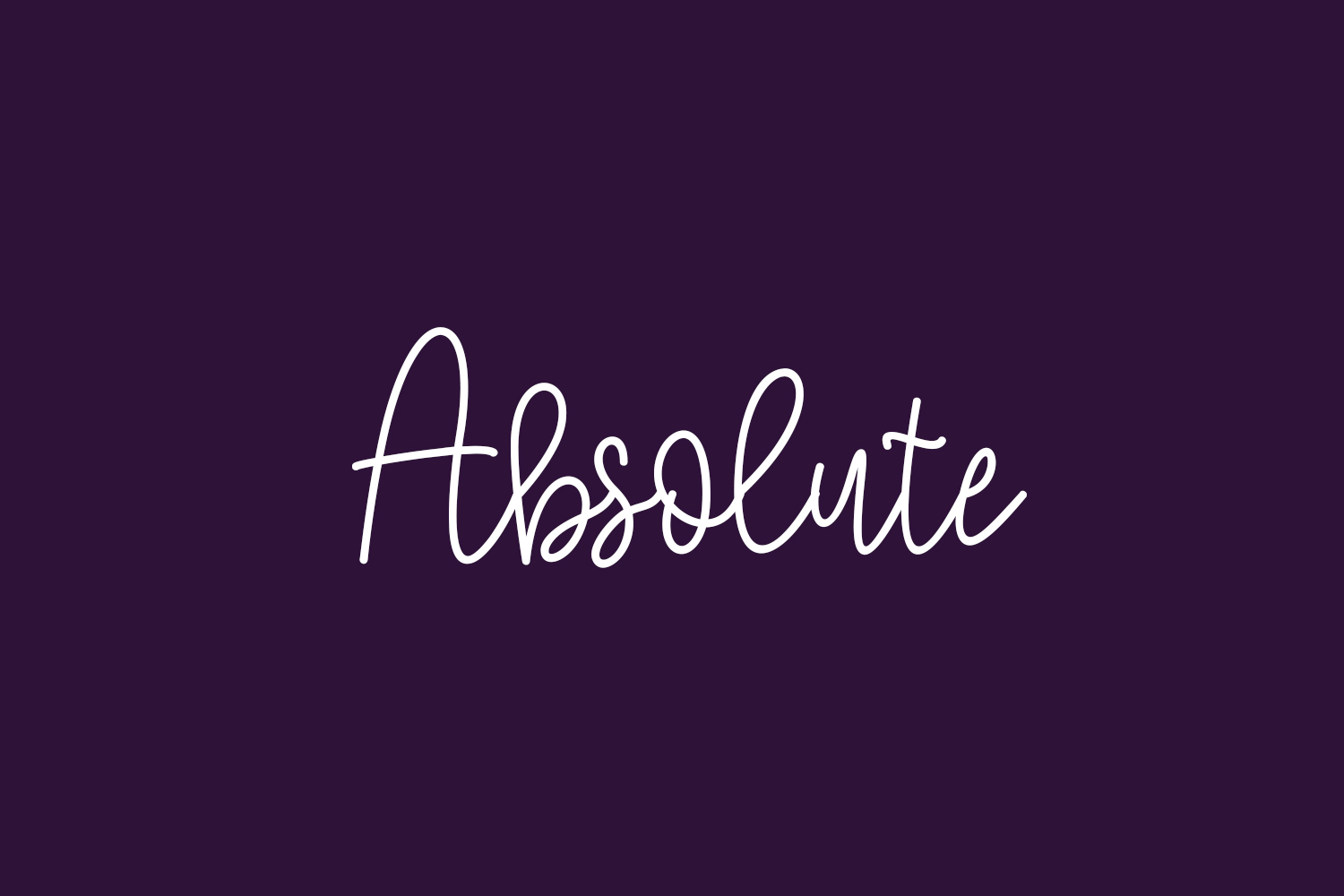 Absolute Free Font