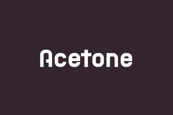 Acetone Free Font