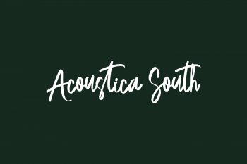 Acoustica South Free Font