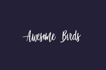 Awesome Birds Free Font