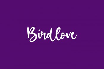 Birdlove Free Font
