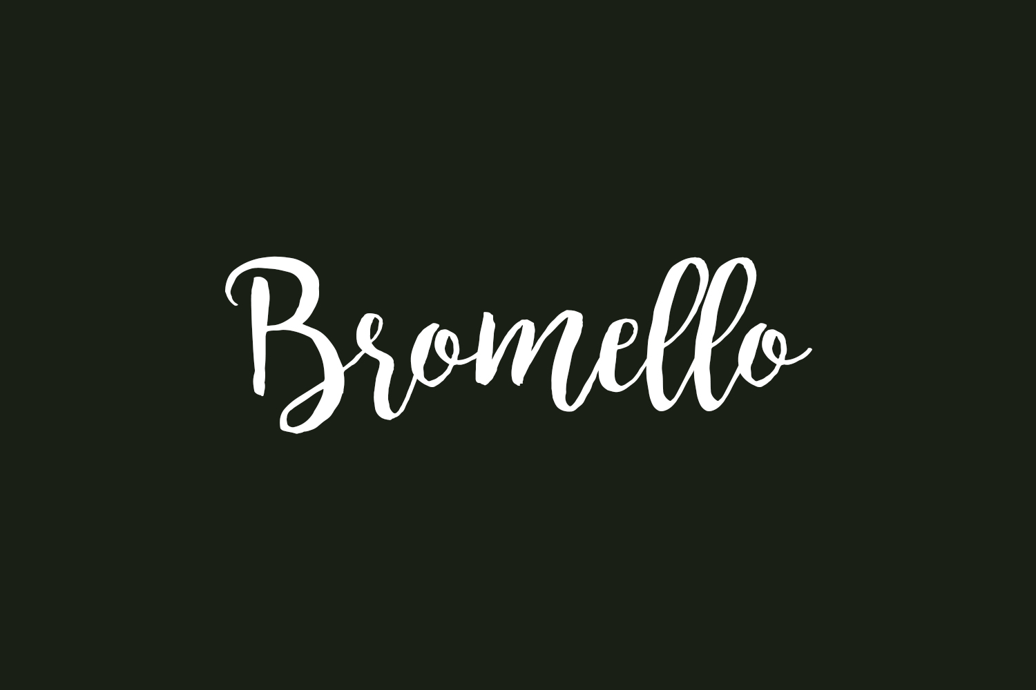 Bromello Free Font
